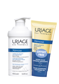 XEMOSE  - Crème Relipidante 400ml + Huile Lavante 200ml OFFERTE