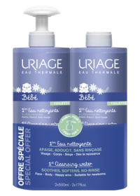 PROMO BÉBÉ 1ÈRE EAU NETTOYANTE 500ML x2