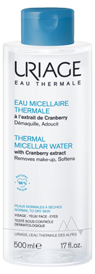 EAU MICELLAIRE THERMALE – PEAUX NORMALES À SÈCHES