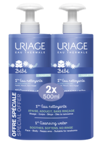 PROMO BÉBÉ 1ÈRE EAU NETTOYANTE 500ML x2