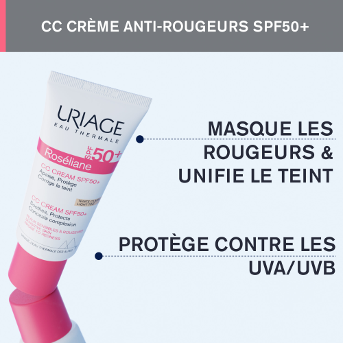 ROSÉLIANE - SOIN TEINTÉ ANTI-ROUGEURS SPF50+