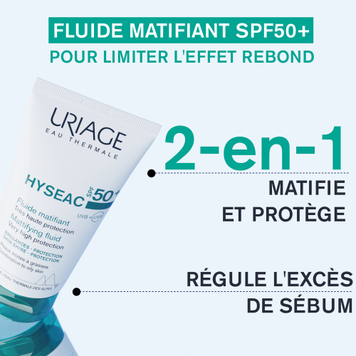HYSÉAC - FLUIDE MATIFIANT SPF50+