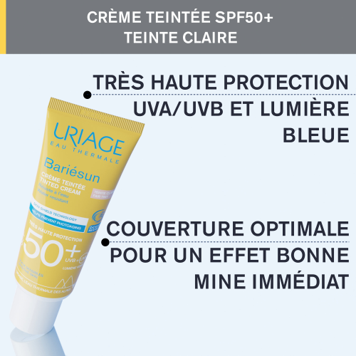 BARIÉSUN - CRÈME TEINTÉE SPF50+ TEINTE CLAIRE