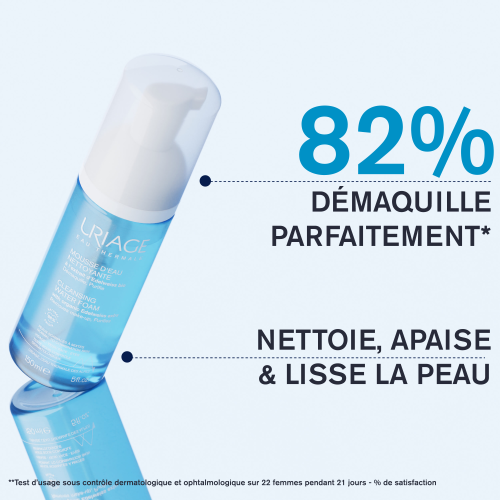 MOUSSE D'EAU NETTOYANTE