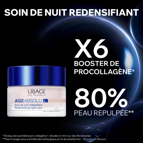 AGE ABSOLU – SOIN DE NUIT REDENSIFIANT