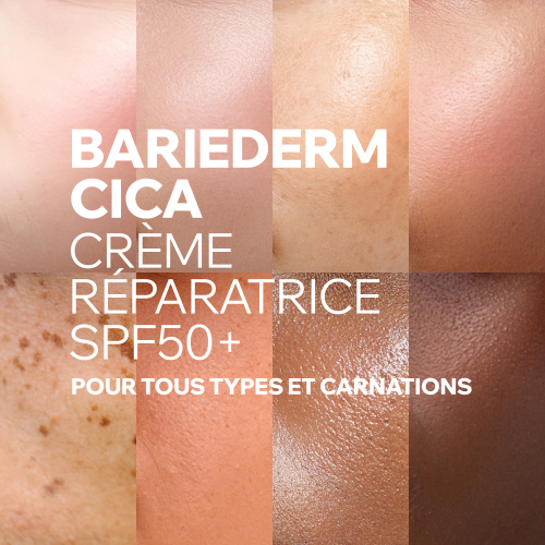 BARIEDERM-CICA - CRÈME RÉPARATRICE AU CUIVRE-ZINC SPF50+