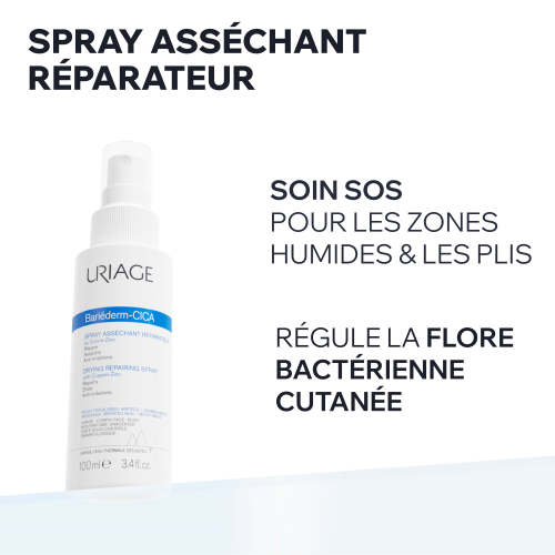 BARIÉDERM-CICA Spray Asséchant Réparateur au Cuivre-Zinc