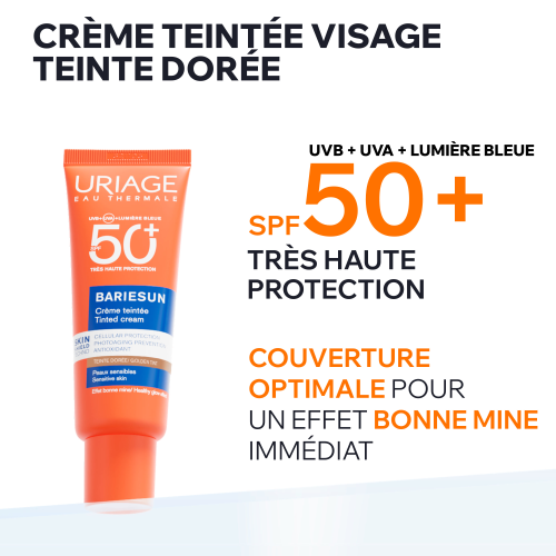 BARIÉSUN - CRÈME TEINTÉE SPF 50+ TEINTE DORÉE