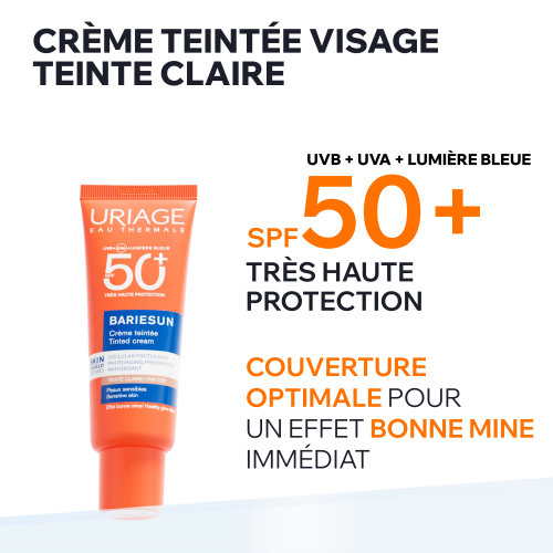 BARIESUN - CRÈME TEINTÉE SPF50+ TEINTE CLAIRE