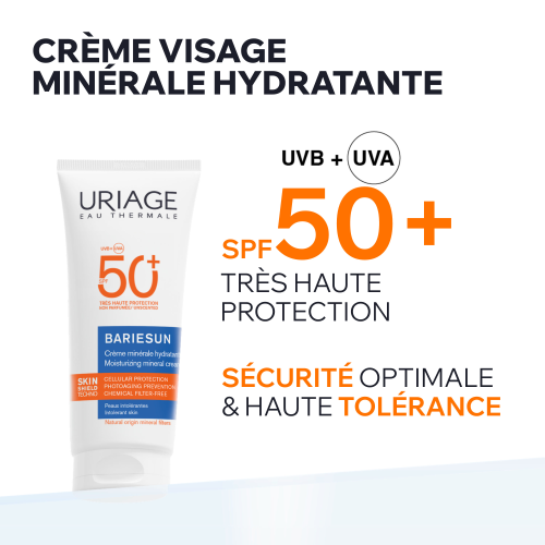 BARIESUN - CRÈME MINÉRALE HYDRATANTE SPF50+