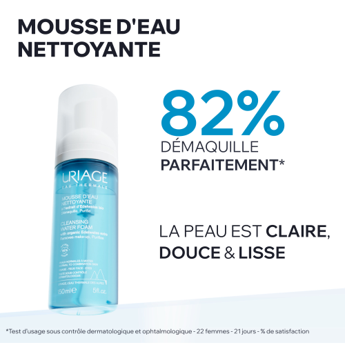 MOUSSE D'EAU NETTOYANTE