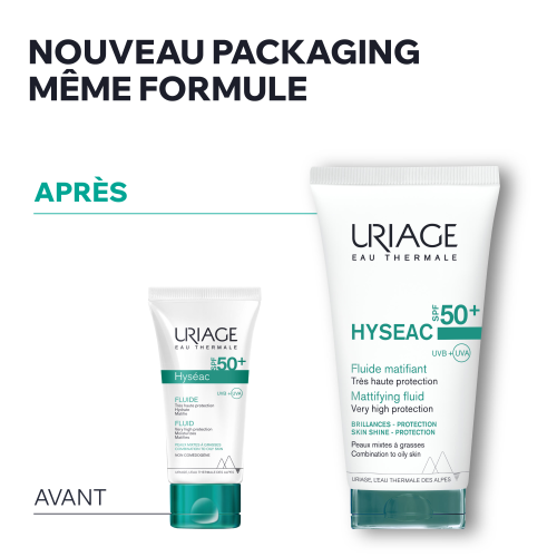 HYSEAC - FLUIDE MATIFIANT SPF50+
