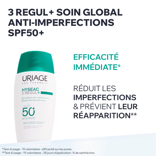 HYSEAC 3-REGUL - SOIN GLOBAL ANTI-IMPERFECTIONS SPF50+