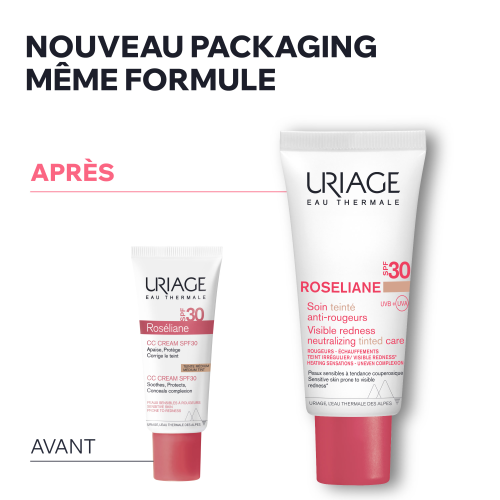 ROSÉLIANE - SOIN TEINTÉ ANTI-ROUGEURS SPF30