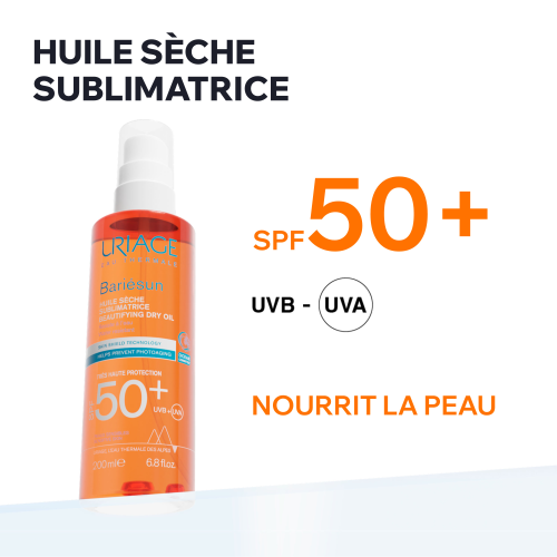 BARIÉSUN - HUILE SÈCHE SUBLIMATRICE SPF50+