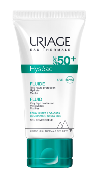 Fluído-SPF50-hyseac-uriage